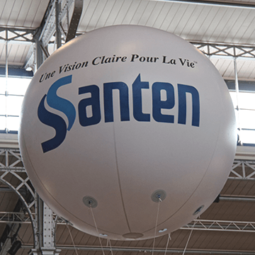 Signalétique Aérienne : ballon publicitaire hélium
