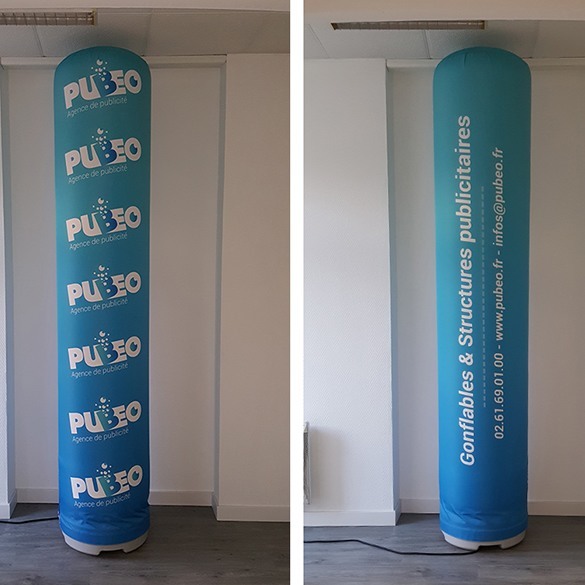 Colonne publicitaire captive de 2.20m